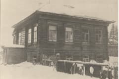Дом в Камышлове, в котором жил П.П.Бажов 1950-е  г. Архив Объединенный музей писателей Урала.