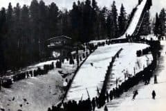 Нижний Тагил, 90-метровый трамплин на горе Долгой, 1976 год.