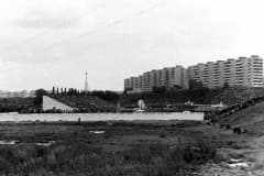 Н-Тагил. 1980 г. Открытие стадиона "Высокогорец" в пойме реки Тагил. Фото Владимир Вороненко.