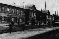 Нижний Тагил. Поселок Северный. Улица Щорса в 1940-е годы.