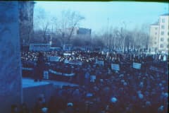 Нижний Тагил, Экологический митинг, март 1988 год. Фотоархив Сергея Мякишева.