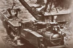 Нижний Тагил,  Высокогорский железный рудник (сейчас Высокогорский ГОК) в военные годы. Производство товарной железной руды превысило предвоенный уровень в 2,3 раза. Фото архив ВГОКа.