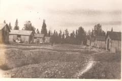 Нижний Тагил, 1932 год, Строительство УВЗ. Фанерные бараки.