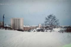 Нижний Тагил. Улица Горошникова Загородная  - напротив 2 Гор больницы.  1980-е гг. Фото Станислав Шульпин.