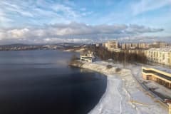 Панорамный Тагил. Набережная. Зимний пляж.