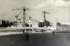 Строительство здания кинотеатра "Родина". 1957 год. Коллекция Нижнетагильского музея-заповедника.