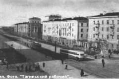Нижний Тагил. Перекрёсток ул. Ленина - Мира. 1955 год.