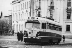 Нижний Тагил. Фото 1950-х годов. На перекрёстке пр. Мира и ул. Циолковского.