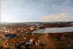 «Гуляние на Лисьей горе», худ. И. Ф. Худояров. 1830-1840 гг.