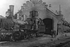 Вокзал. Паровозное депо станции Нижний Тагил, 1878 год.