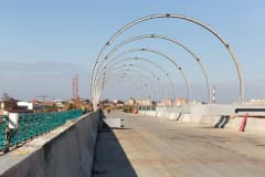 Строительство моста через Нижнетагильский пруд, 26.04.2022 г.