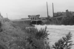 Нижний Тагил. Плотина завода им. Куйбышева. Во время городского наводнения 1964 года.