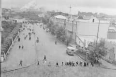 Нижний Тагил. Центральная улица. Вид из гостиницы «Северный Урал». 1950 - е гг.