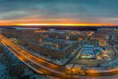 Нижний Тагил. Рассвет над ГГМ. 2017 год. Фото Дмитрий Викторович.