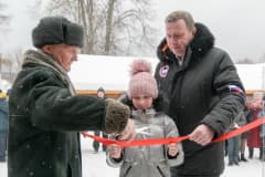 19 января 2022 год  В деревне Усть-Утка торжественно открыли школу № 12 после капитального ремонта. Фото Ильи Колесова