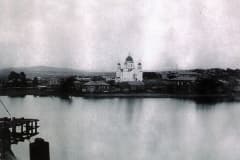 Посёлок Висим. Церковь Николая Чудотворца. Освещена в 1913 г. Фото 1910-х годов.