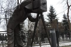 Серия фото "Уличная скульптура Тагила" 2011 год, ноябрь. Фото Евгений Шалгин.