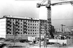Нижний Тагил. Строительство домов по ул. К-Либкнехта 1960-е годы.