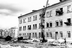 Нижний Тагил. Строительство типографии по ул. Газетной. Фото 1960 год. Здание сдано в 1962 году.
