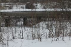 Нижний Тагил, Недостроенный с 1990-х годов мост по ул Папанина, фото декабрь 2012 год, Фото Сивков Игорь.