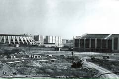 Нижний Тагил. Строительство здания крытого катка. Ледовый дворец спорта.1980-е годы. Строили его больше 10 лет.