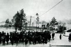 Нижний Тагил, Вагонка. Демонстрация 7 ноября 1937 года. Фото из фондов музея УВЗ.