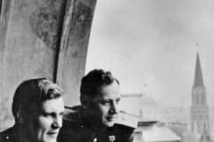 Генералы танковой промышленности – Ю.Е.Максарев и И.М.Зальцман. 1945 г.