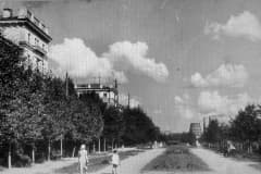Нижний Тагил, Красный Камень, Сквер на улице Победы. Фото П. Желваков. Июль 1964 год.