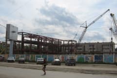 Нижний Тагил, Строительство рынка «Титаник», ул. Фрунзе, 2007 год.