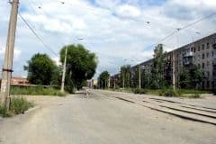 Нижний Тагил.  Выя. Трамвайная ветка ул. Фрунзе — Космонавтов в 2007 год.