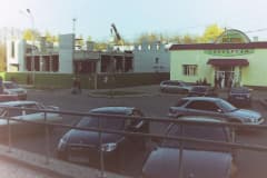 Нижний Тагил, центр города,строят ТЦ Демидовский. Фото Инишева Г. Д.