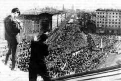 Нижний Тагил, Знаменитое фото, 1965 год, Центр. Празднование 20-летия Победы.