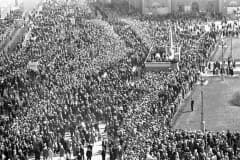 Нижний Тагил, 9 Мая 1965 год, Празднование 20-летия Победы, После Парада Победы с 1945 года этот парад был первый, 9 мая стал праздничным выходным днём. Фото из архива музея детдома №1.