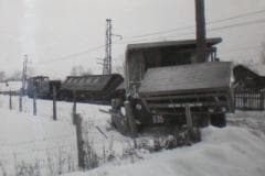 Тагильская узкоколейка,  Авария на перегоне Кедун-Быково — Гальяновская. 1970-80-е  годы.